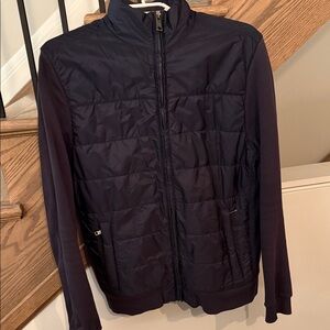 Prada Men's Dark Blue Puffer Jacket